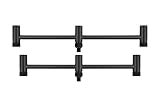 Fox Carp Fishing Black Label Carbon 3 Rod Adjustable Buzz Bars 220mm-250mm CBB044