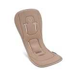 Bugaboo Dual Comfort Seat Liner for pushchairs, All-Season Comfort, Improved Fit, Compatible with All Bugaboo Strollers, Reversible, Super Soft 3D Mesh, Dune Taupe