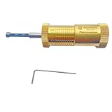 1-Piece Haoshi Gold Color Lock Picks Fast for Abloy Locks, Professional Locksmith Tools, Picking Set Quick Opener