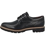 Clarks Mens Batcombe Hall Derbys, Black Leather, 9 UK