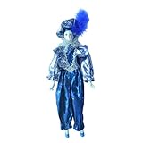 17.72'' Porcelain Clown Doll Halloween Decoration for Party Favor Collection