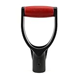 QWORK® Spade handle, Garden Fork Handle Replacement, 32mm / 1-1/4" Inner Diameter for Digging Raking Tools