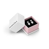 Pandora Double Heart Sparkling Stud Earrings - Sterling Silver & Cubic Zirconia Earrings - Gift for Her - With Gift Box