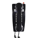 TelPal Analog Wall Phone with Cord, Classic Corded Telephone, Vintage Extra Loud Phone Ringer Landline Phones with Handset Volume Control - Wall Mount Jack Required