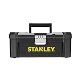 Stanley STST1-75515 Low Essential Tool Box, Black/Yellow, 12.5-Inch
