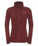 North Face Women's 100 Glacier Full Jacket, Deep Garnet Red, Medium