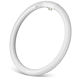 Aigostar 40W T9 Circular Fluorescent Light Tubes, Energy Saving Fluorescent Tube Lights 6500K Cool White G10q 2800LM