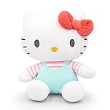 Official Hello Kitty Plush Toy 15cm Sitting | Soft Sanrio Teddy Made with Polyester Fibres | Cute Small Hello Kitty Gift for Kids, Teens, Adults & Collectors | Kawaii Stuffed Animal Décor