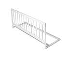 Safetots Narrow Wooden Bed Guard, White, 38cm High x 90cm Wide, Toddler Bedrail for Safety, Secure Child Bed Rail, Pre-Assembled, Easy Installation