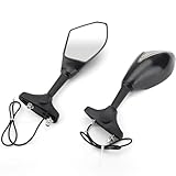 For Triumph Daytona 675 675R 600 650 TT600 Trophy 1200 Motorcycle Parts Mirrors(Black)
