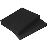 2Pcs Small Speaker Isolation Pads High-Density Foam Sound Absorption Cushions for Monitor Speakers Vibration Reduction and Multi-Angle Placement