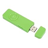Zerodis MP3 Portable MPI Player Mini Music Player Up to 64 GB to Direct the Public Without Losing Students, a Lifespan of the Compact and Sustainable Battery (Green)
