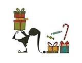 Sizzix Thinlits Die Set 664192, Santa’s Helper, Elf, Presents, Candy Cane, Sweets by Tim Holtz, 11 Pack, Multi Colour, One Size, Paper
