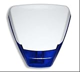 Live External Bell Box for Wired Intruder Burglar Alarm System - Delta Shape - Twin Flashing LED, Strobe, Anti-Tamper, Back Up Battery. IP65 Rated