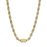 Armani Exchange Men's Stainless Steel necklace with lobster clasp closure