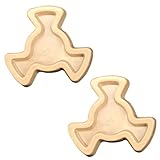 2 Pcs Microwave Turntable Spinner, Turntable Roller Replacement, Guide Support Shaft Replacement Parts for Oven Plates, Support Coupler for Home and Kitchen Appliances