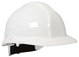 Centurion Safety Products – General Purpose Safety Helmet – Classic Hard Hat with Full Peak Built in UK – Wheel Ratchet Fastening Secures Hat on Your Head - Wear All Day – Non-Vented - White