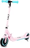 Gift Gadgets X1 Kids Children's Electric Scooter | 150W Motor, LED Rainbow Lights, Foldable & Adjustable Handlebar | Scooter for Kids Ages 6-12 | Up to 9.9 MPH, Safe Ride, Bluetooth (Princess Pink)