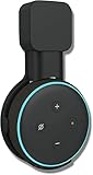 Sintron Wall Mount Holder Black for Dot 3rd Generation & UK Google Mini, Smart Home Wall Mount Stand Hanger for Dot 3 Speaker Holder, Simplify Declutter Your Living Space Without Messy Wires (Black)