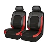 Car Seat Covers, for Audi A3 8P 3-doors 2003-2012 Comfortable Car Front Seat Covers Elasticated Hems Compatible Side Airbag, Seat Protectors Easy Clean,C