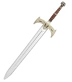 Tanganan Long Medieval Sword, 35.5in/36.2in Martial Arts Training Plastic Sword for Halloween Costume Cosplay Outdoor Game Sports (36in)