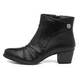 Lilley Mary Womens Black Heeled Ankle Boot - Size 5 UK - Black