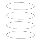 Akozon Aluminum Alloy Scratch Resistant Wheel Rim Guard Trim Ring for 19 Inch Hub Silver