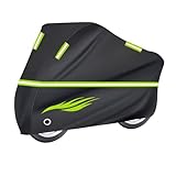 All-weather motorcycle cover Compatible with Yamaha YZF 600R Thundercat 1994-2007,sun-proof, dust-proof, wind-proof, snow-proof outdoor motorcycle dust cover(black)