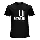 LiteMaid Electronic Music Studios 100% Cotton Synthi Aks EMS Retro Synth Vcs3 Short-Sleeve T-Shirt Black M