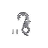 TerchPilet Derailleur Hanger 166 Compatible with Polygon Helios, Strattos, Louis Garneau, Dedacciai, Whyte | CNC Aluminum Alloy, Silver, Replacement Dropout with Bolts