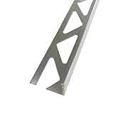 10 x Bright Silver Chrome 10mm Metal Tile Trim