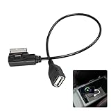 Nangilo for Audi Mmi Adapter, Music Interface Cable Adapter, Car Usb Interface Cable, Stream for audio from MP3 players, phones and tablets, for VW Audi A3/S4/A5/A6/A7/Q5/Q7/R8 for AMI MDI MMI AUX