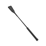 Fuwok Leather Riding Crop and Riding Whip with Mesh Handle