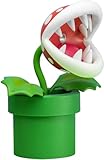 Super Mario Bros Piranha Plant Lamp - Officially Licensed LED Desk Light with Movable Head, Collectible for Any Nintendo, 33cm Tall, USB Powered | Paladone, Red, White and Green
