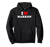 I Love Markon, I Heart Markon Pullover Hoodie