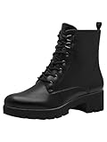 Tamaris Women' 1-25297-41 Fashion Boot, Black Matte, 5 UK
