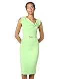 Black Halo Women's Jackie O Business Casual Dress, Paradise Green, 6