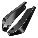 DSWERMG 2 Pcs Car Wrap Angle Spoiler for Peugeot 207 207CC 207 SW 206 206CC 206 SW 208 307 308 2008 3008, Rear Bumper Lip Splitter Protector Corner Diffuser Anti-Scratch, Car Accessories
