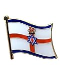 Tanto Badges Ulster And Israel Combined Flag Metal Enamel Unionist Loyalist Pin Badge 25mm X 20mm