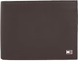 Tommy Hilfiger Men’s Eton Wallet with Coin Pocket, Brown (Brown), One Size