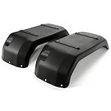 Kojem Rear Fender Flare Pair Compatible with 2001-2008 Kawasaki Mule 3000 3010 3020 4x4 Hardwoods Green HD Diesel Trans4x4 Black Plastic Splash Shield Guard Replacement 2Pcs