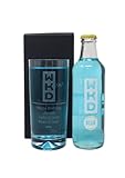Personalised Engraved Dimple Highball Glass & WKD Blue - WKD Design (No Gift Box)