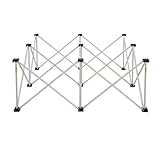 Gear4music Portable Stage Deck Riser Legs 1m x 1m Aluminum 40cm