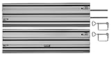 Einhell Circular saw accessory Aluminium guide rail 2x1000 mm (compatible with plunge saw & Einhell Expert handheld circular saw, precise and straight cuts, gripper strips for a non-slip underside)