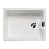 RAK Ceramics Gourmet Sink 8 Reversible 1.0 Bowl White Ceramic Belfast Kitchen Sink
