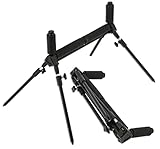 DNA Leisure Fishing Pole Roller Rest 4 Adjustable Legs Foam Folding Match Carp Coarse Tackle