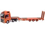 Oxford Diecast Oxford 76VOL4013 Volvo FH4 GXL Semi Low Loader, Crouch Recovery