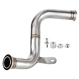 Gorgeri Catalytic Converter Removed Decat Exhaust Mid‑Pipe Motorcycle Modification Fit for KTM 125 250 390 Duke RC390 2017+
