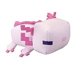 VFM - Minecraft Pink Axolotl Soft Toy Clip On Video Game Character-Officially Licensed Plush Stuffed Toy Plush Toy Cute Stuffed Plushie, Gifts for Birthday, Valentine's Day Christmas - 13cm Pink