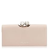 Ted Baker Womens Josiey Crystal Top Purse Leather Light Pink One Size